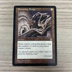 ENSNARING BRIDGE CCG STRONGHOLD MAGIC THE GATHERING MTG 1998 ARTIFACT - Image 1