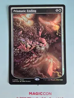1x FOIL Prismatic Ending Promo Magic Con Amsterdam Store MTG - Image 1
