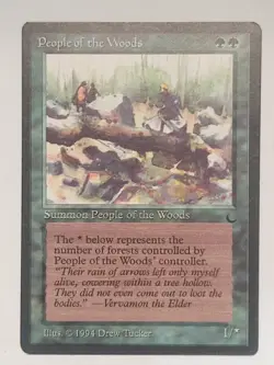 People of the Woods - The Dark (DRK) - Magic: The Gathering - MTG - NM -Vintage - Image 1