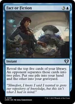 Fact or Fiction -Foil Near Mint MTG Commander Masters - Image 1