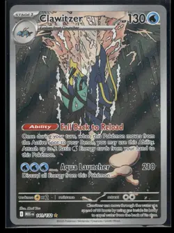 Clawitzer 141/132 Illustration Rare Mega Evolution Pokemon Holo Near Mint - Image 1