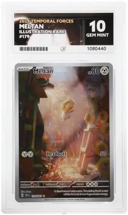 Pokemon TCG Meltan 179/162 Temporal Forces Illustration Rare ACE 10 - Image 1