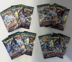 Pokemon Sun & Moon Guardians Rising Sealed Booster Pack Lot Of 4 Art Set - Image 3