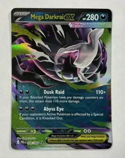 Mega Darkrai ex 048/084 Double Rare Pitch Black Pokemon Holo NM/M - Image 1