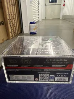 Pokemon Center Paldean Fates Elite Trainer Box ETB New Sealed w/ Acrylic Case - Image 2