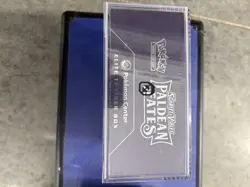 Pokemon Center Paldean Fates Elite Trainer Box ETB New Sealed w/ Acrylic Case - Image 3