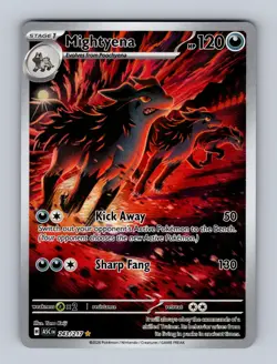 Mightyena 243/217 Illustration Rare Ascended Heroes Pokemon Holo Near Mint - Image 1