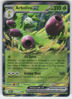 Arboliva ex Double Rare SV10: Destined Rivals 023/182 Pokemon - Image 1