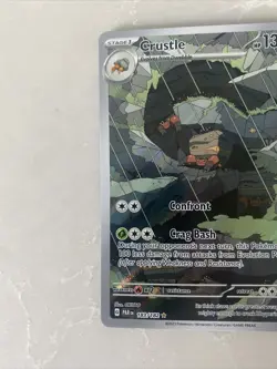 2023 Pokemon TCG Crustle Full Art Holo #183 SCV Gold Star Mint - Image 3