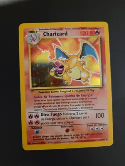 Spanish Pokemon TCG Charizard Base Set 4/102 Holo 1999-2000 Wizards Base Set... - Image 1