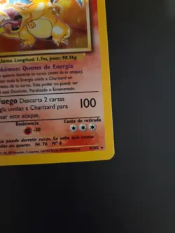 Spanish Pokemon TCG Charizard Base Set 4/102 Holo 1999-2000 Wizards Base Set... - Image 5