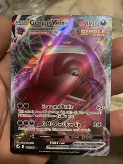 Pokemon TCG Gengar VMAX Alternate Art Fusion Strike Near Mint Condition - Image 1