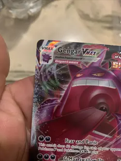 Pokemon TCG Gengar VMAX Alternate Art Fusion Strike Near Mint Condition - Image 2