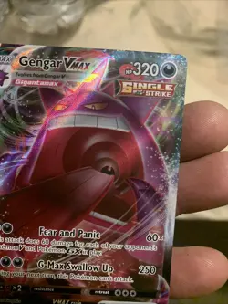 Pokemon TCG Gengar VMAX Alternate Art Fusion Strike Near Mint Condition - Image 5