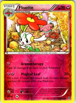 Floette 102/162 Uncommon BREAKthrough Pokemon Reverse Holo Near Mint - Image 1