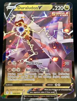 Duraludon V 122/203 Ultra Rare SWSH07: Evolving Skies - Pokemon TCG - Near Mint - Image 1