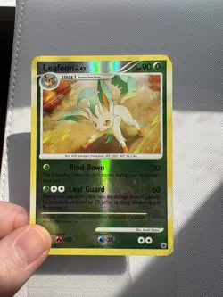 Leafeon LV.42 - 7/100 - Reverse Holo - Majestic Dawn Pokemon TCG 7/100 HP - Image 3