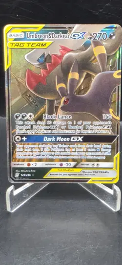 Umbreon & Darkrai GX TAG TEAM 125/236 Unified Minds Holo UR EN - Image 1