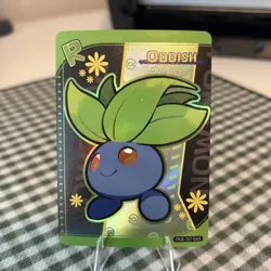 Poke Baby Oddish R PKB-151-043 Pokemon Chinese Holo NON TCG Fan Art - Image 1