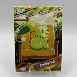 Pokemon Eif Origins 4.0 Chikorita PM SSR NO-003 NON TCG - Image 1