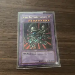 Yu-Gi-Oh Schw. Totenkopfdrache MRD-G018 Ultra Rare Deutsch Holo TCG aus 2002 - Image 1