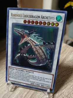 Yu-Gi-Oh! Ravenous Crocodragon Archethys ETCO-EN043 Ultra Rare 1st ED NM ENG - Image 2