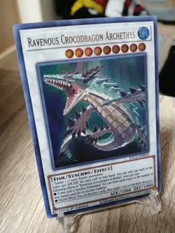 Yu-Gi-Oh! Ravenous Crocodragon Archethys ETCO-EN043 Ultra Rare 1st ED NM ENG - Image 5