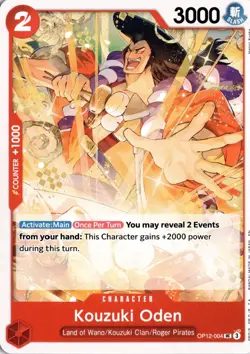 Kouzuki Oden UC Legacy of the Master OP12-004 One Piece TCG - Image 1