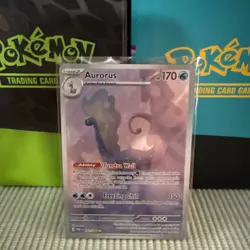 Pokemon Card Aurorus 092/088 Illustration Rare Perfect Order Near Mint - Image 1
