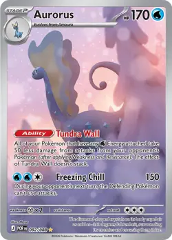 Aurorus - 092/088 - Illustration Rare Card ME03: Perfect Order Pokemon MINT - Image 1