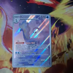 Pokemon Card Aurorus 092/088 Illustration Rare Perfect Order Near Mint - Image 1