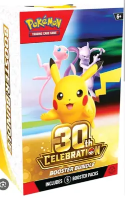 Pokemon 30th Anniversary - Booster Bundle (6 packs) - PRE-ORDER - Image 1