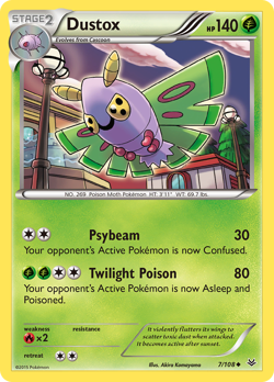 Dustox 7/108 Uncommon | Roaring Skies | Pokemon Card - Image 1