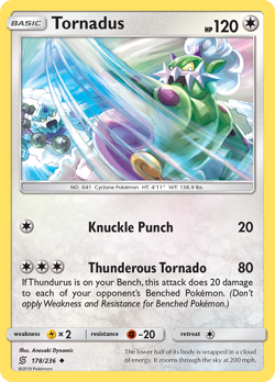 Tornadus 178/236 Uncommon | Unified Minds | Pokemon Card - Image 1