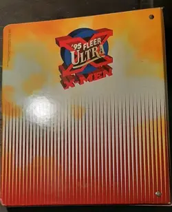 1995 Fleer Ultra X-Men Collector's Card 3-Ring Album, Binder Wolverine Marvel - Image 2