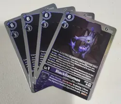 BlackGatomon BT25-082 Playset Dual Revolution Digimon Card Game x4 - Image 1