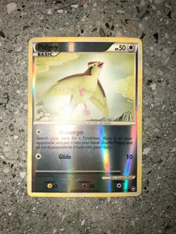Pokemon TCG Cards Pidgey 71/102 HGSS Triumphant Reverse Holo NM - Image 3