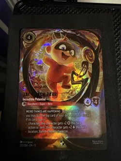 Disney Lorcana Wilds Unknown Jack-Jack Parr Incredible Potential Enchanted 232 - Image 1
