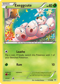 Exeggcute 1/108 Common | Roaring Skies | Pokemon Card - Image 1