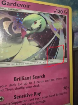 Pokemon Gardevoir 141/214 Cosmos Holo SWIRL Lost Thunder Near Mint - Image 3