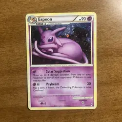 Pokemon TCG Espeon 4/95 Call of Legends Holo Rare English 2011 MP - Image 1