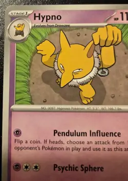 Hypno 083/198 Uncommon Scarlet & Violet Pokemon TCG - Image 2