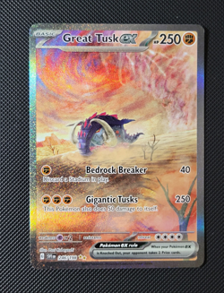 The Pokemon Company Great Tusk ex 246/198 SV01 SIR Full Art Holo EN 2023 250 HP - Image 1