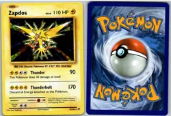 Zapdos 42/108 Holo Rare Evolutions Pokemon - Image 3