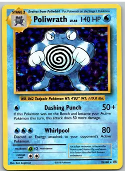 Poliwrath (XY Evolutions) 25/108 Rare Deck Exclusives Pokemon - Image 1