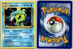 Gyarados 34/108 Holo Rare Evolutions Pokemon - Image 3