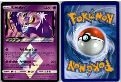 Lunala ◇ 62/156 Prism Star Rare Ultra Prism Pokemon Holo - Image 3