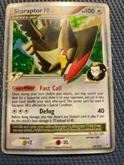 Pokemon Staraptor 147/147 Lv X Supreme Victors NM - Image 3
