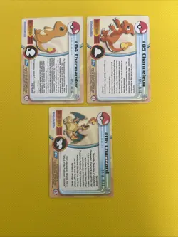 Topps Pokemon Charmander, Charmeleon Charizard Cards Bundle - Image 3