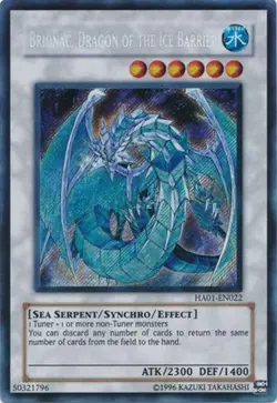 Brionac, Dragon of the Ice Barrier - HA01-EN022 - Secret Rare - Unlimited Editio - Image 1
